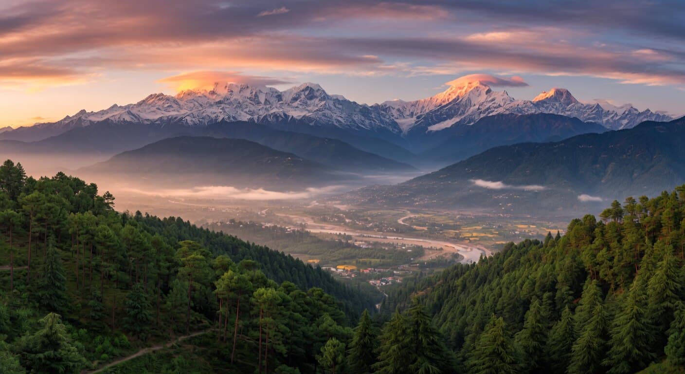 Himalayan sunrise over Uttarakhand - Doon Digital serves businesses across the state