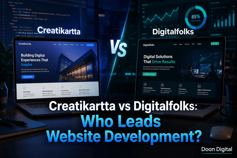 Creatikartta vs Digitalfolks: Who Leads Website Development?